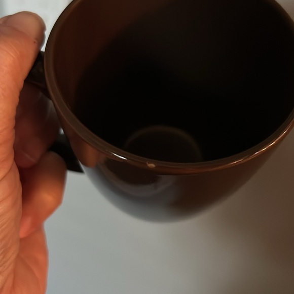 FOUR Corelle Stoneware Dark Brown Mugs - Picture 5 of 7